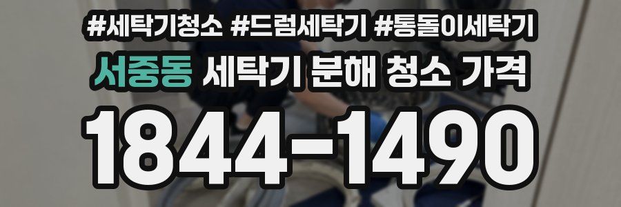 서중동 세탁기 분해 청소 가격