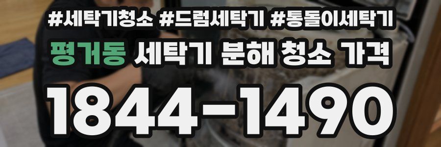 평거동 세탁기 분해 청소 가격