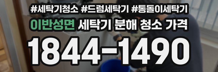 이반성면 세탁기 분해 청소 가격