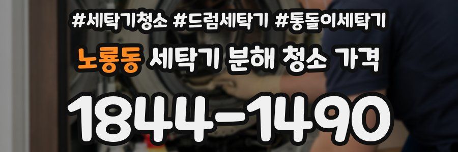 노룡동 세탁기 분해 청소 가격
