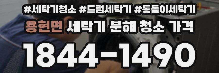 용현면 세탁기 분해 청소 가격