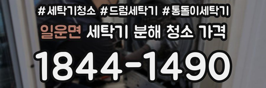 일운면 세탁기 분해 청소 가격