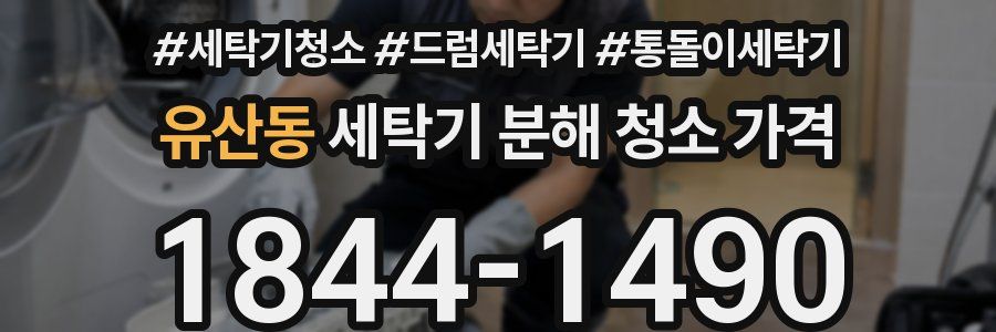유산동 세탁기 분해 청소 가격