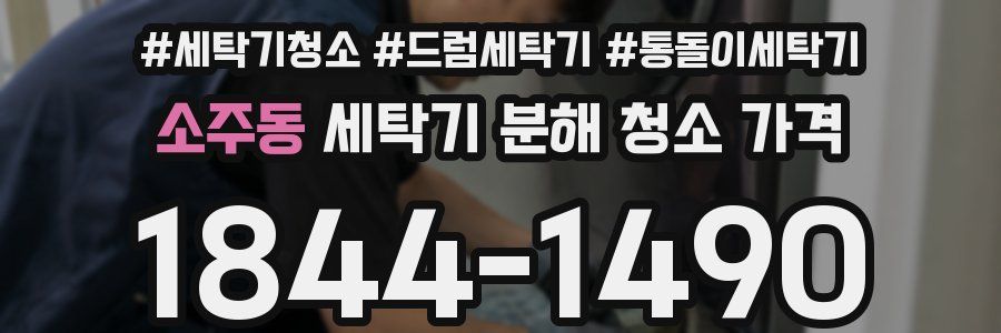 소주동 세탁기 분해 청소 가격