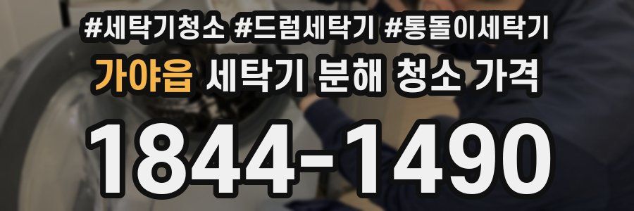 가야읍 세탁기 분해 청소 가격