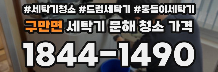 구만면 세탁기 분해 청소 가격