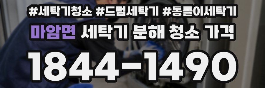 마암면 세탁기 분해 청소 가격