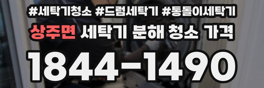 상주면 세탁기 분해 청소 가격