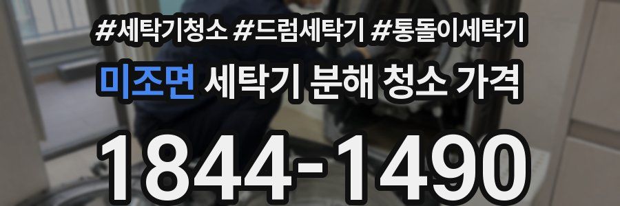 미조면 세탁기 분해 청소 가격