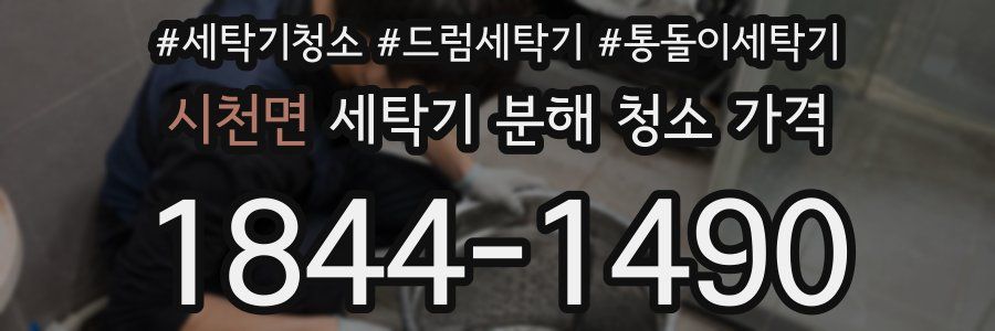 시천면 세탁기 분해 청소 가격