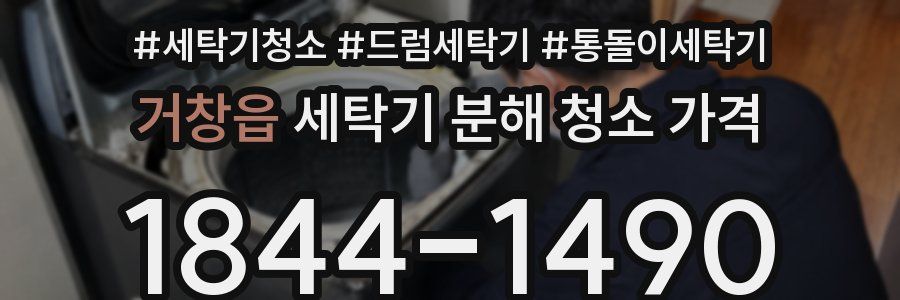 거창읍 세탁기 분해 청소 가격