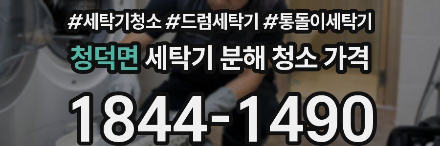청덕면 세탁기 분해 청소 가격