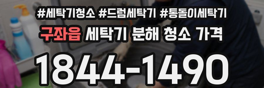 구좌읍 세탁기 분해 청소 가격