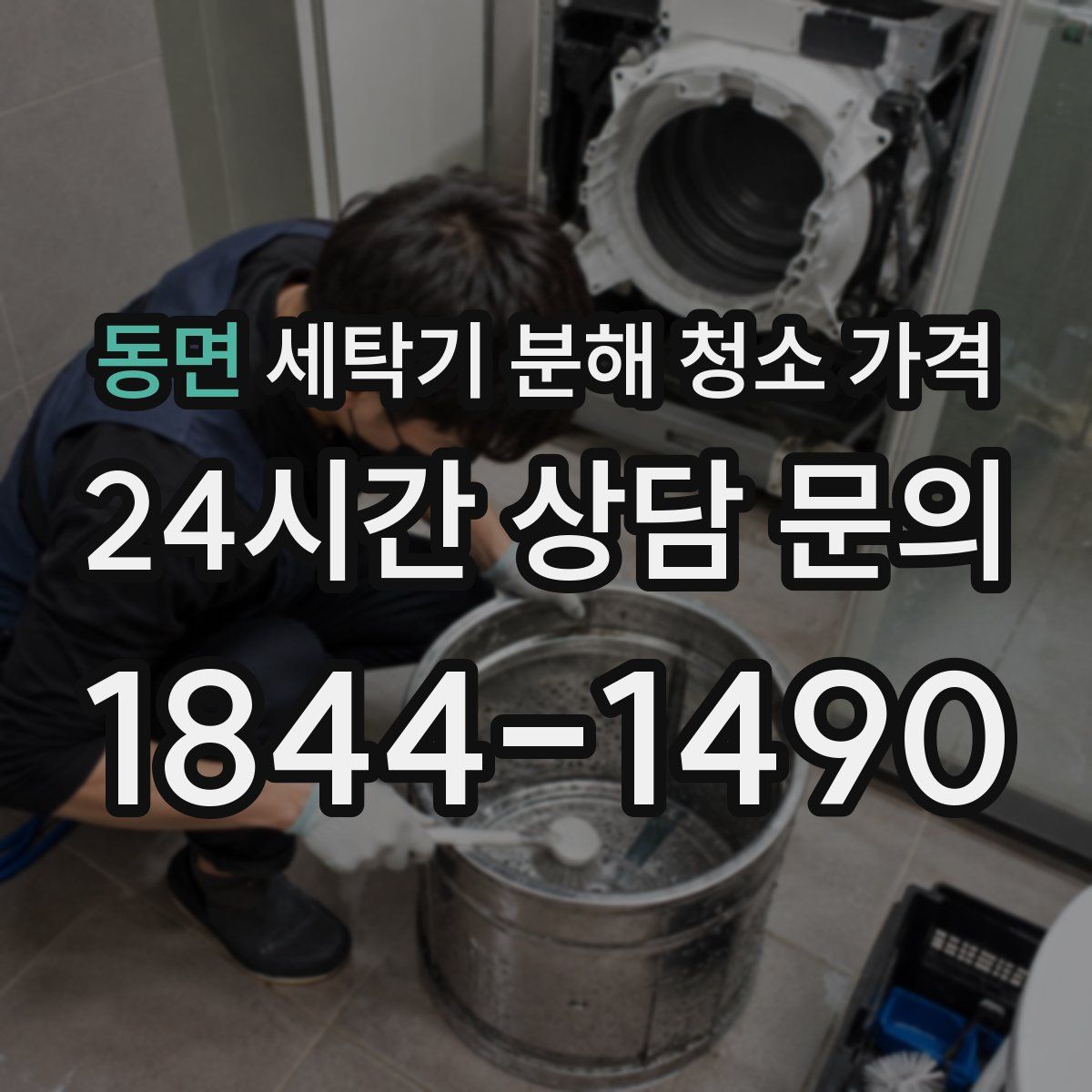 동면 세탁기 분해 청소 가격
