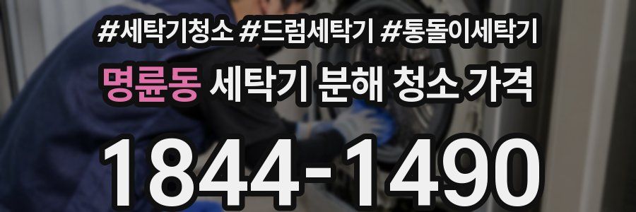 명륜동 세탁기 분해 청소 가격