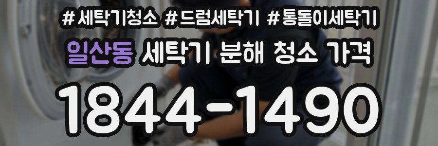 일산동 세탁기 분해 청소 가격