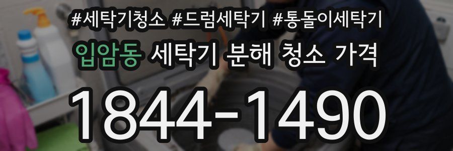 입암동 세탁기 분해 청소 가격