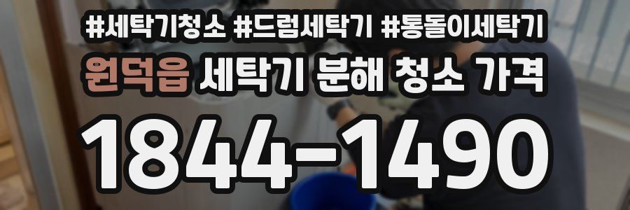 원덕읍 세탁기 분해 청소 가격