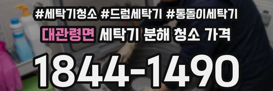 대관령면 세탁기 분해 청소 가격