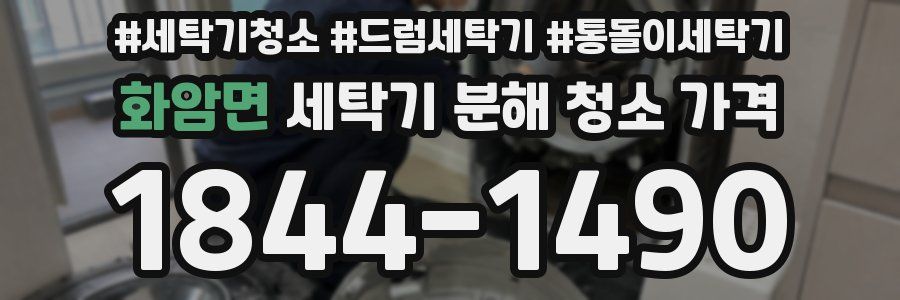 화암면 세탁기 분해 청소 가격