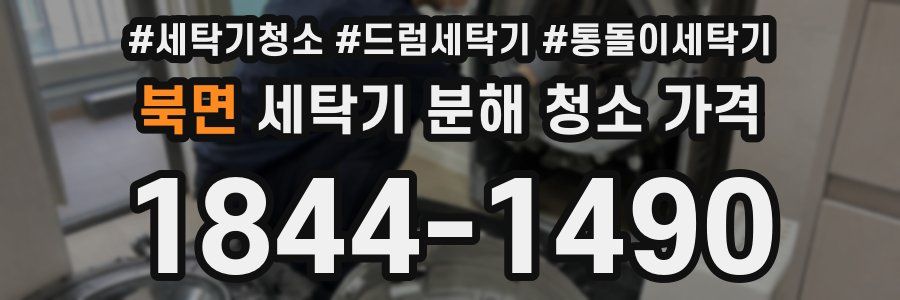 북면 세탁기 분해 청소 가격