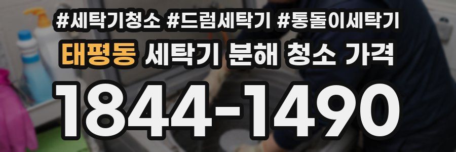 태평동 세탁기 분해 청소 가격