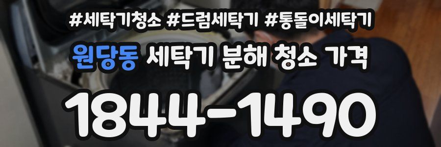 원당동 세탁기 분해 청소 가격