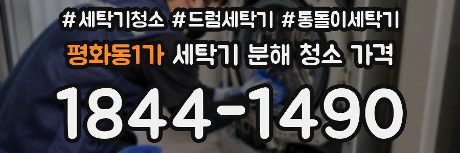평화동1가 세탁기 분해 청소 가격