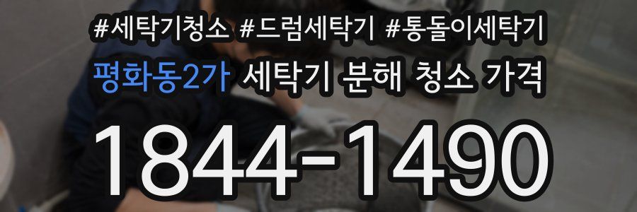 평화동2가 세탁기 분해 청소 가격
