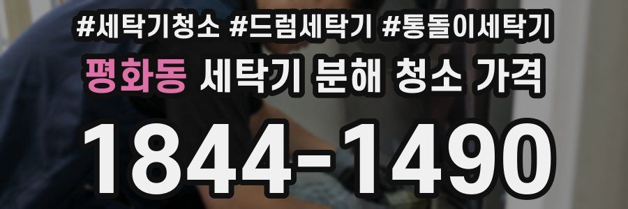 평화동 세탁기 분해 청소 가격