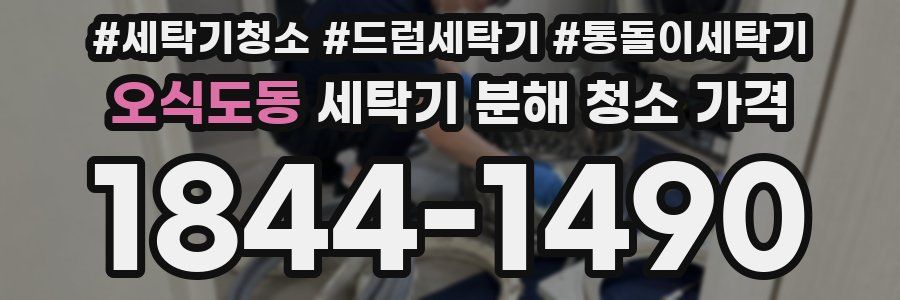 오식도동 세탁기 분해 청소 가격