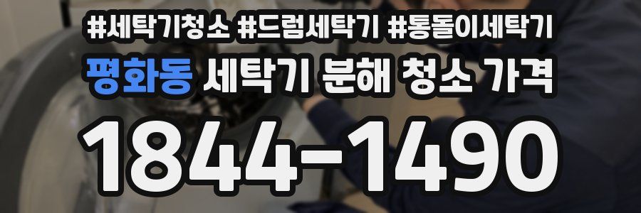 평화동 세탁기 분해 청소 가격