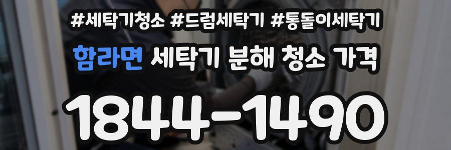 함라면 세탁기 분해 청소 가격