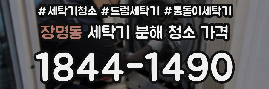 장명동 세탁기 분해 청소 가격