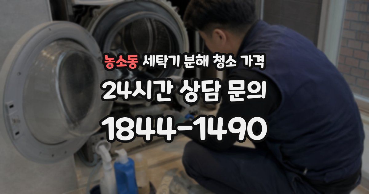 농소동 세탁기 분해 청소 가격