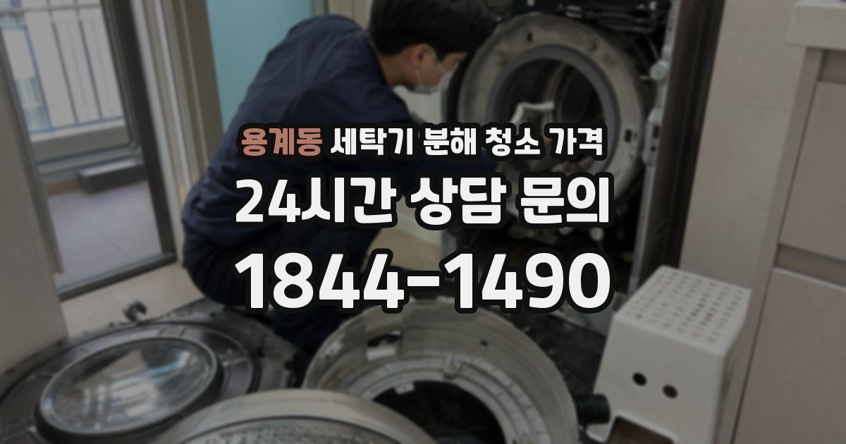 용계동 세탁기 분해 청소 가격