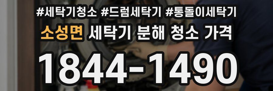 소성면 세탁기 분해 청소 가격