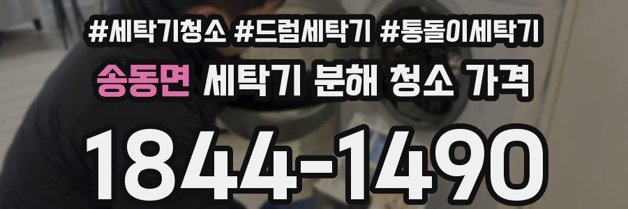 송동면 세탁기 분해 청소 가격