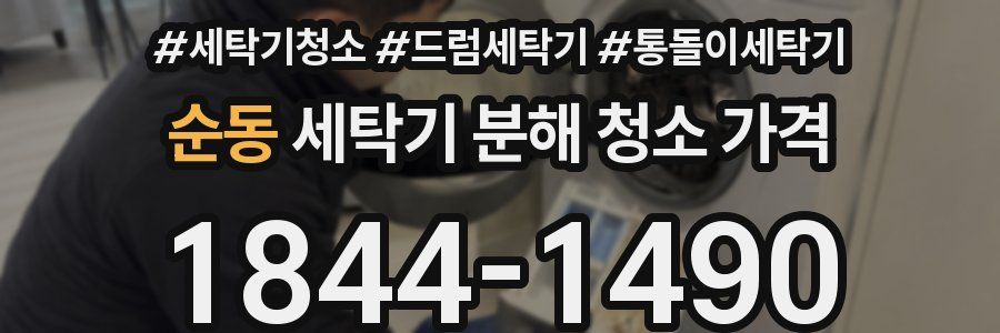 순동 세탁기 분해 청소 가격