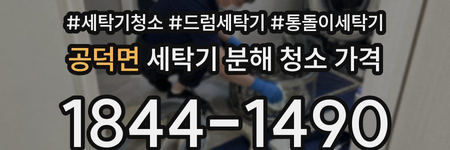 공덕면 세탁기 분해 청소 가격
