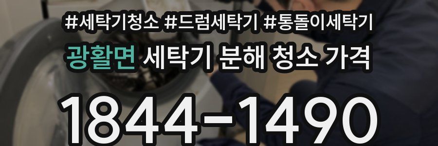광활면 세탁기 분해 청소 가격