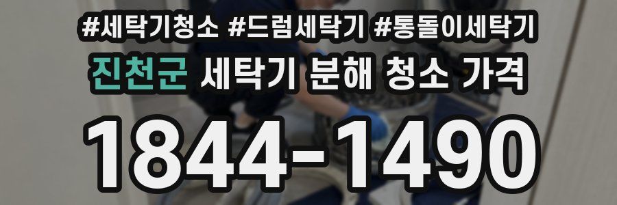 진천군 세탁기 분해 청소 가격