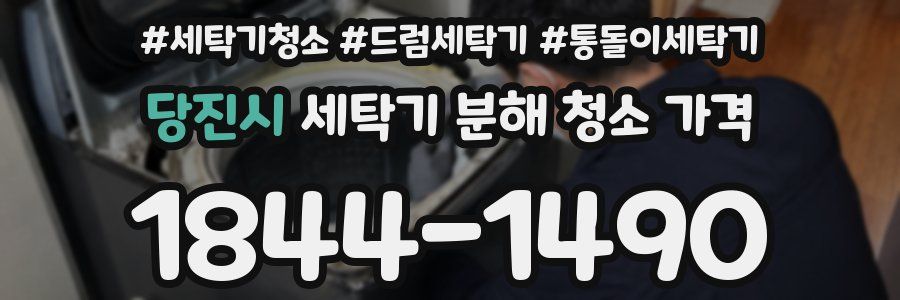 당진시 세탁기 분해 청소 가격