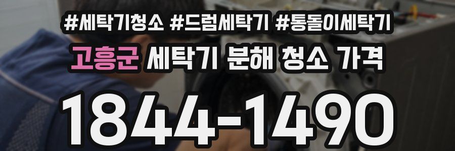 고흥군 세탁기 분해 청소 가격