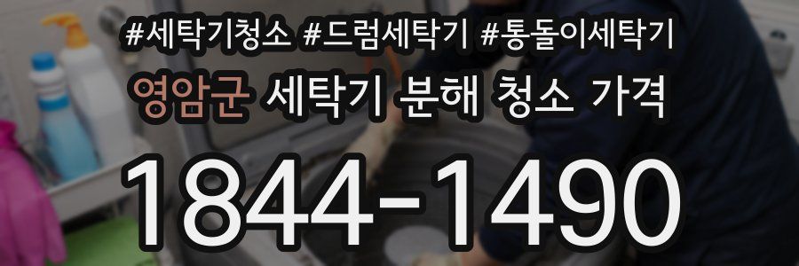 영암군 세탁기 분해 청소 가격