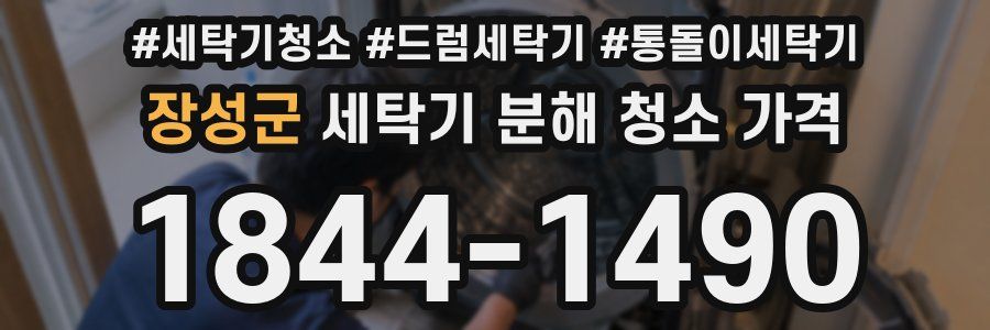 장성군 세탁기 분해 청소 가격