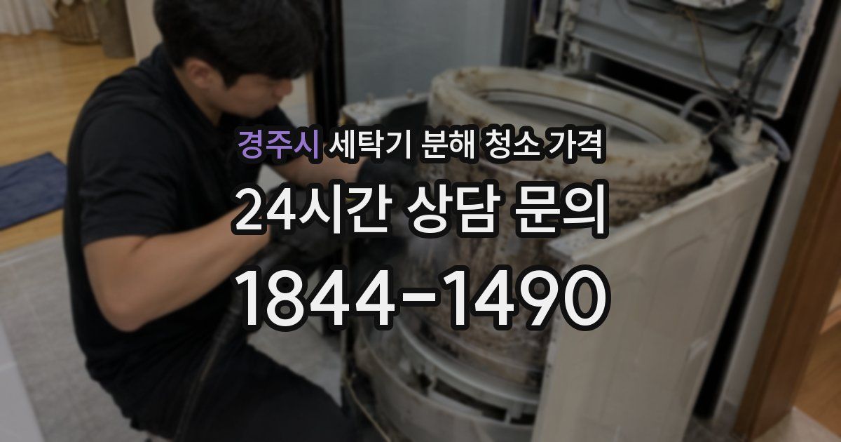 경주시 세탁기 분해 청소 가격