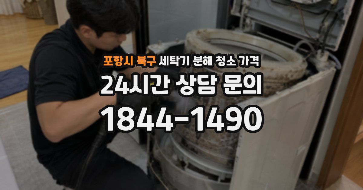 포항시 북구 세탁기 분해 청소 가격