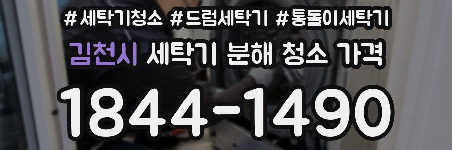 김천시 세탁기 분해 청소 가격