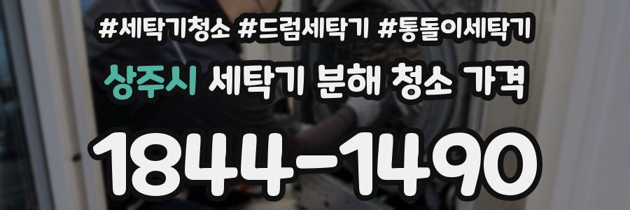 상주시 세탁기 분해 청소 가격